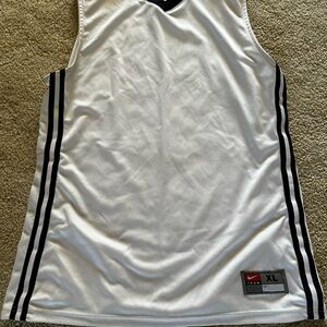 Nike jersey style sleeveless shirt. White, no stains no smoking